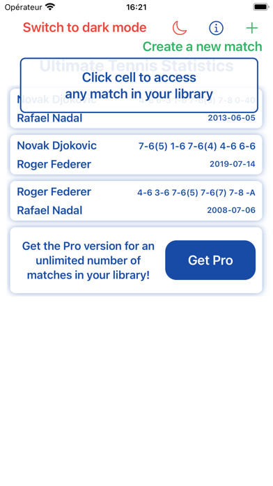 Ultimate Tennis Statistics Screenshot
