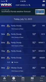 wink weather iphone screenshot 2