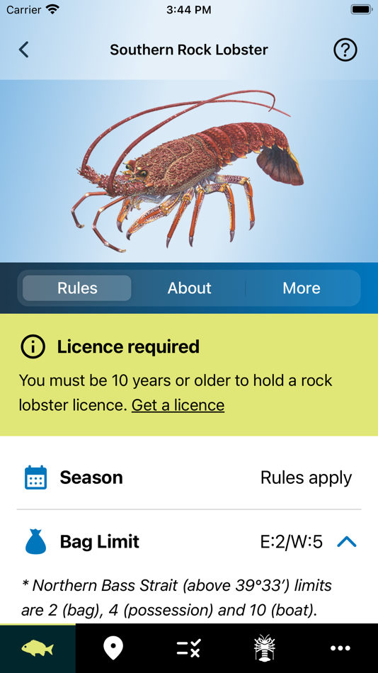#2. Fishing Tas (iOS) 由: Department of Natural Resources and Environment Tasmania