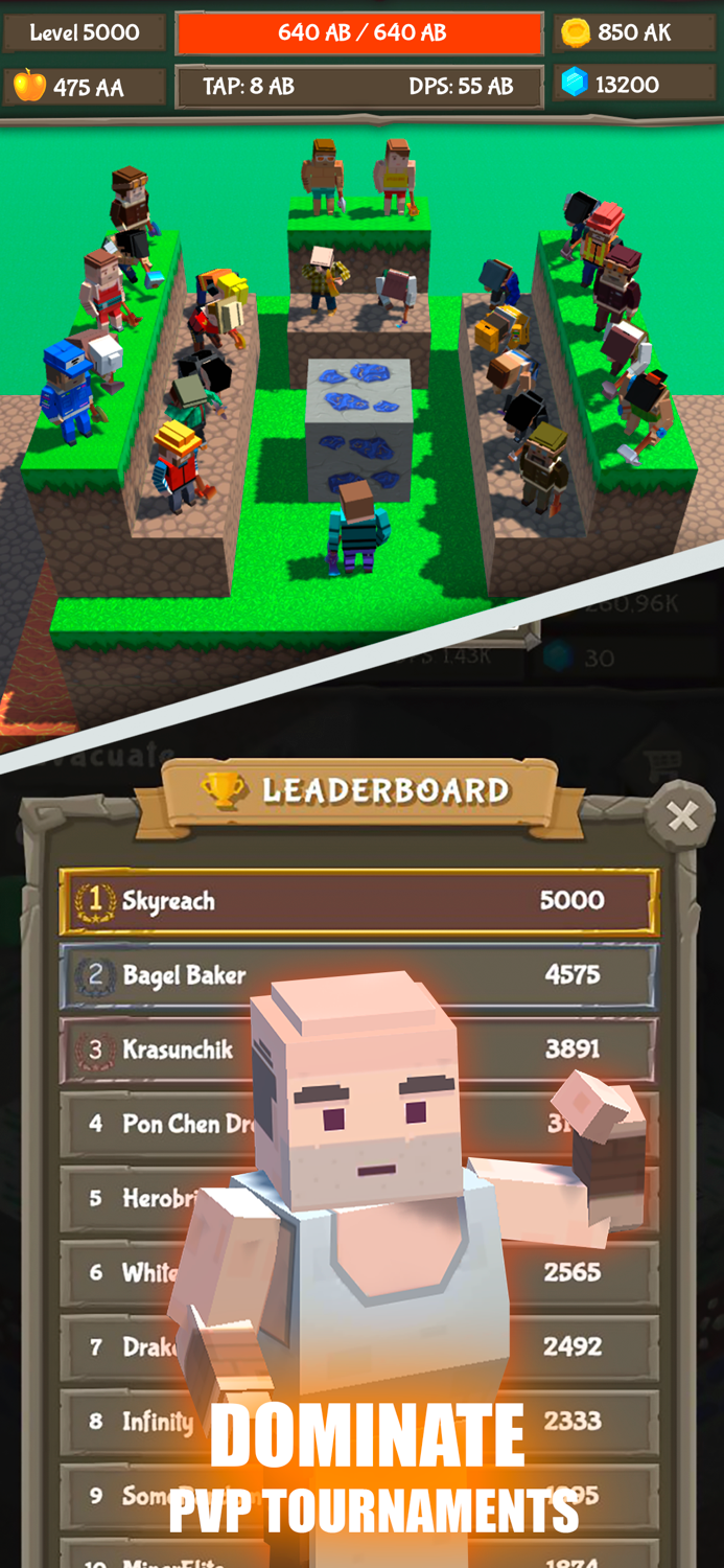 Miner Steve - Craft Clicker