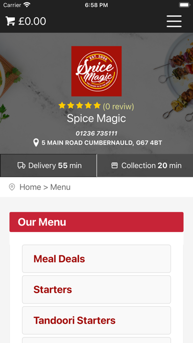 Spice Magic Indian Screenshot