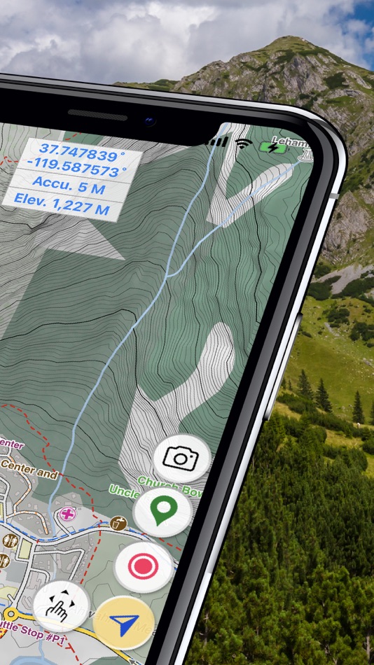 #2. Hiking Logger: Offline Maps (iOS) 由: HopIN Digitech Co., Ltd.