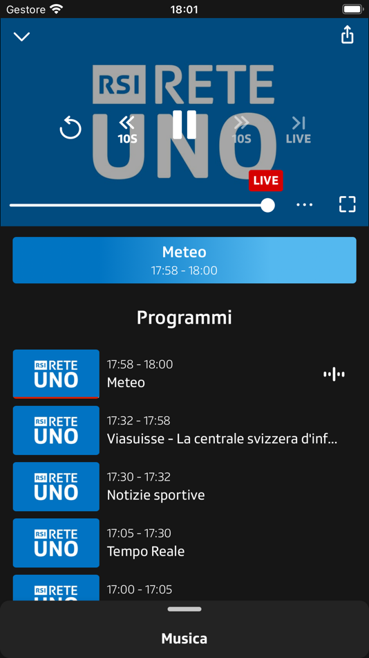 #4. Play RSI (iOS) 由: RSI - Radiotelevisione Svizzera