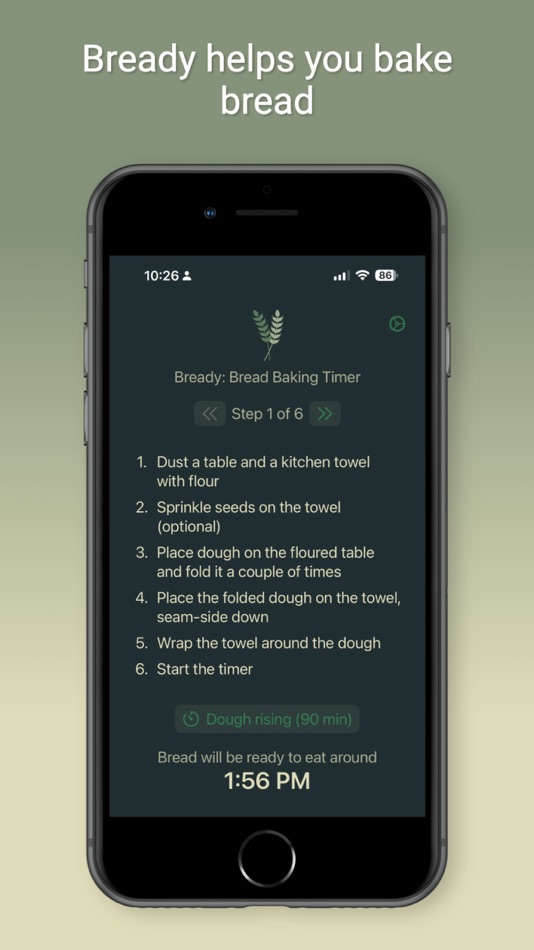 #1. Bready: Bread Baking Timer (iOS) 由: Forest and the Trees, LLC