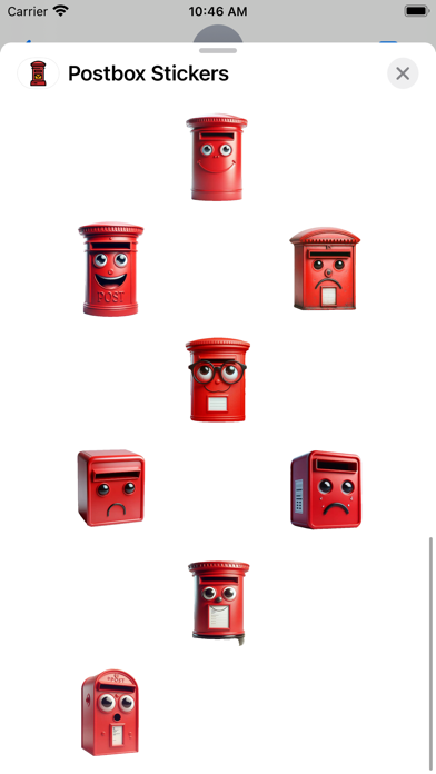 Screenshot #3 pour Postbox Stickers