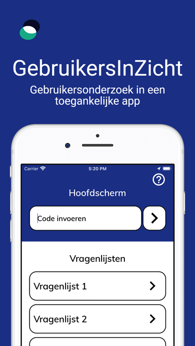 GebruikersInZicht Screenshot