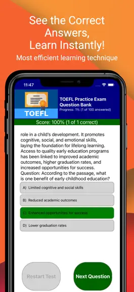 Game screenshot TOEFL Exam Prep hack
