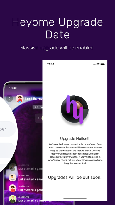 Heyome - Explore,Engage & LIVE Screenshot