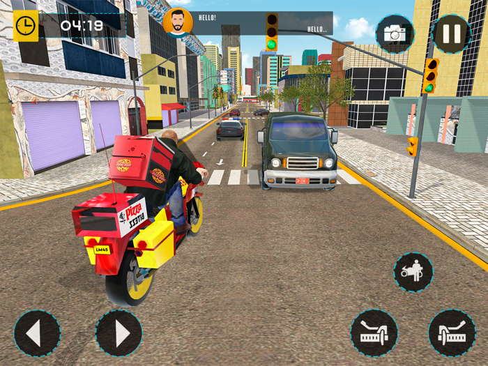 Pizza Delivery Game Bike Games