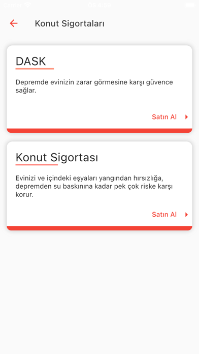 Kocaağa Sigorta Screenshot