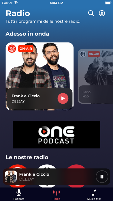 OnePodcast Screenshot