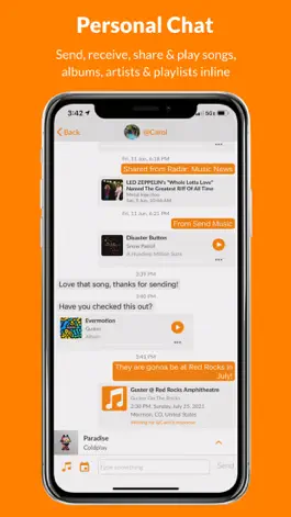 Game screenshot Resonate: Music Messenger apk
