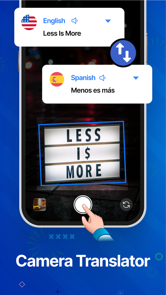 Speak and Translate  Camera