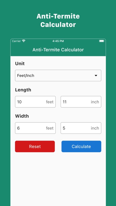 Screenshot #3 pour Anti-Termite Calculator