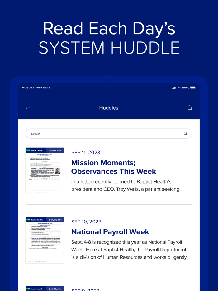 Baptist Health Connect App