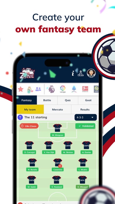 FanZone App for Football Fans Screenshot