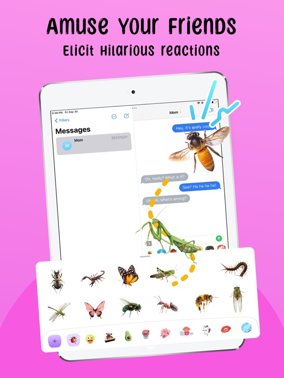 FunStick: Stickers & Emojis iPad screenshot 6 - Stickers app