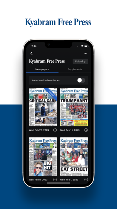 Kyabram Free Press Screenshot