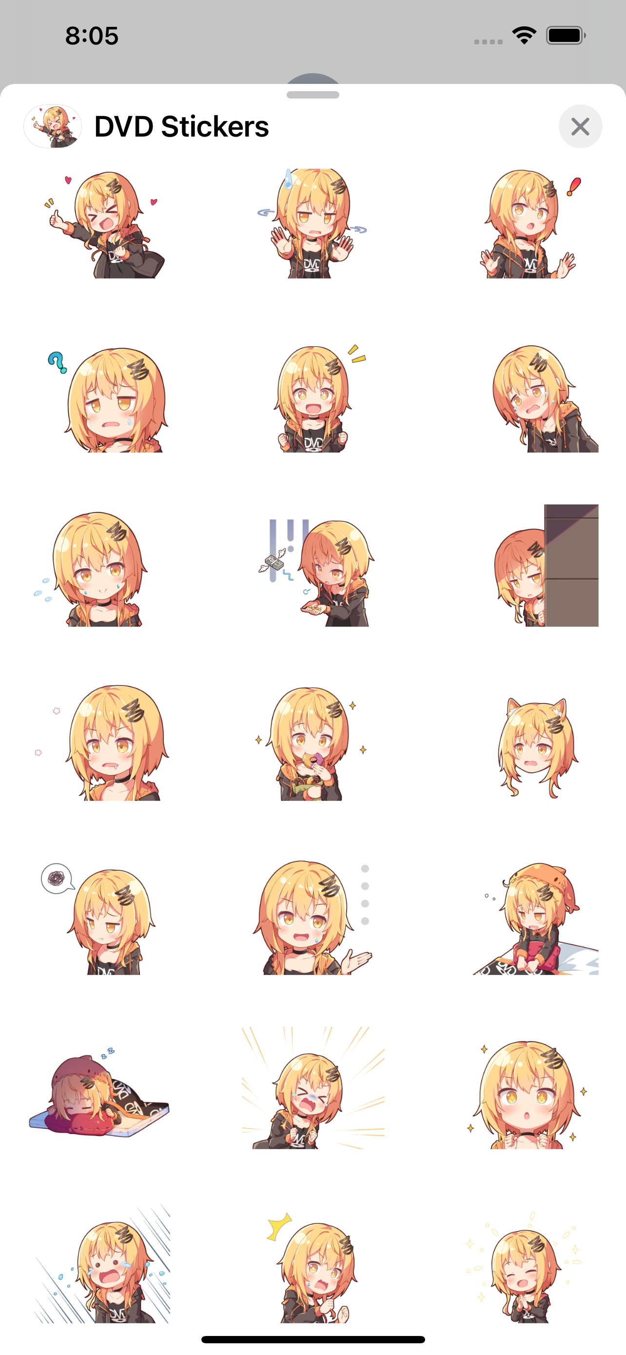 DVD Stickers