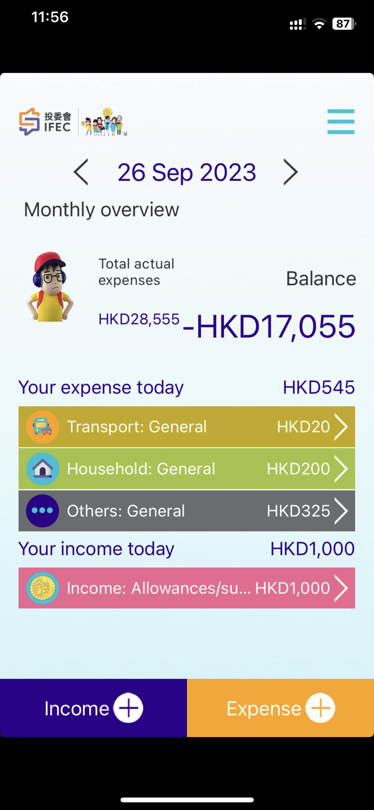 Money Tracker-The Chin Family