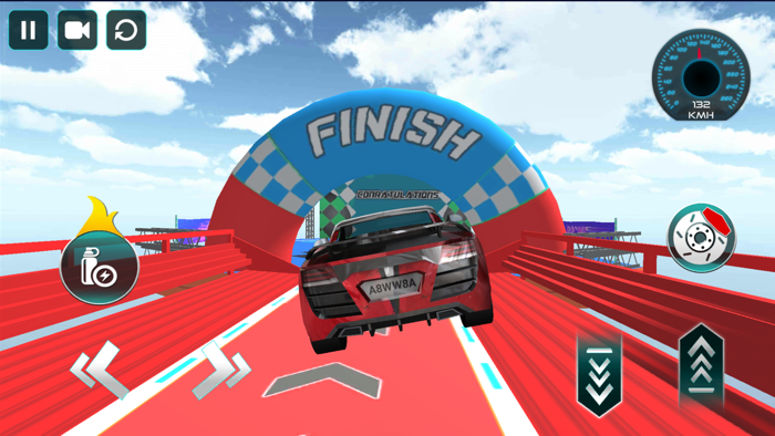 3D Race Compilation Car Stunt