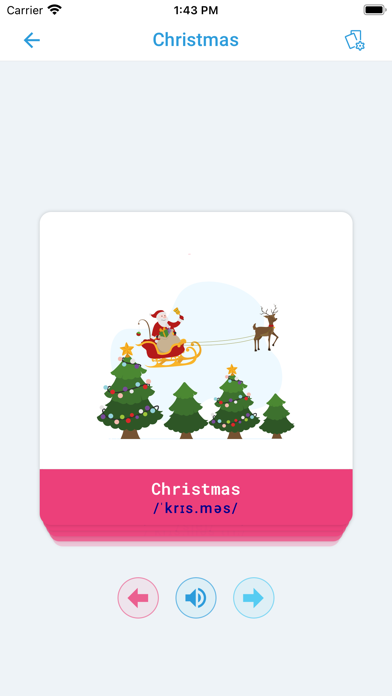 EFL Vocabularies Screenshot