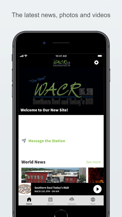 WACR105.3FM Screenshot