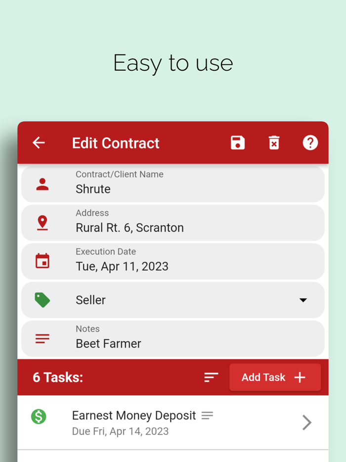 Real Estate Contract Manager