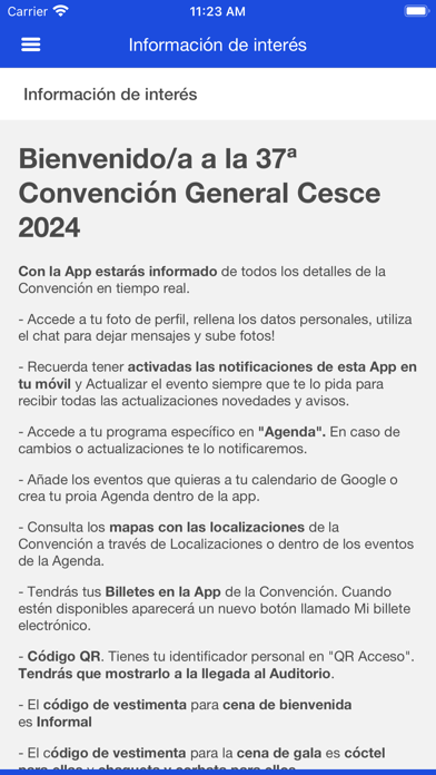 Convención General Cesce 2024 Screenshot