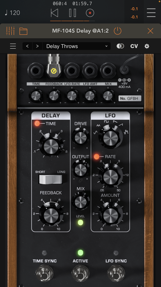 #2. MF-104S Analog Delay (iOS) De: Moog Music Inc.