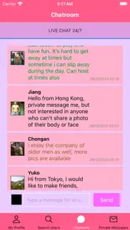 asian gay chat iphone screenshot 2