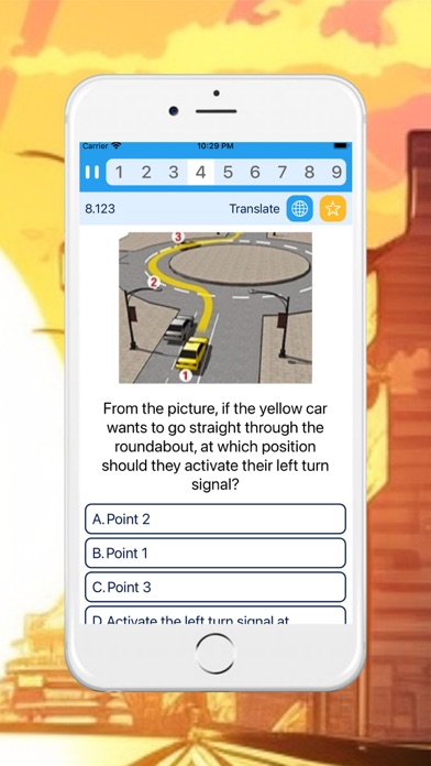 Thai Driver's License Exam DMV Screenshot