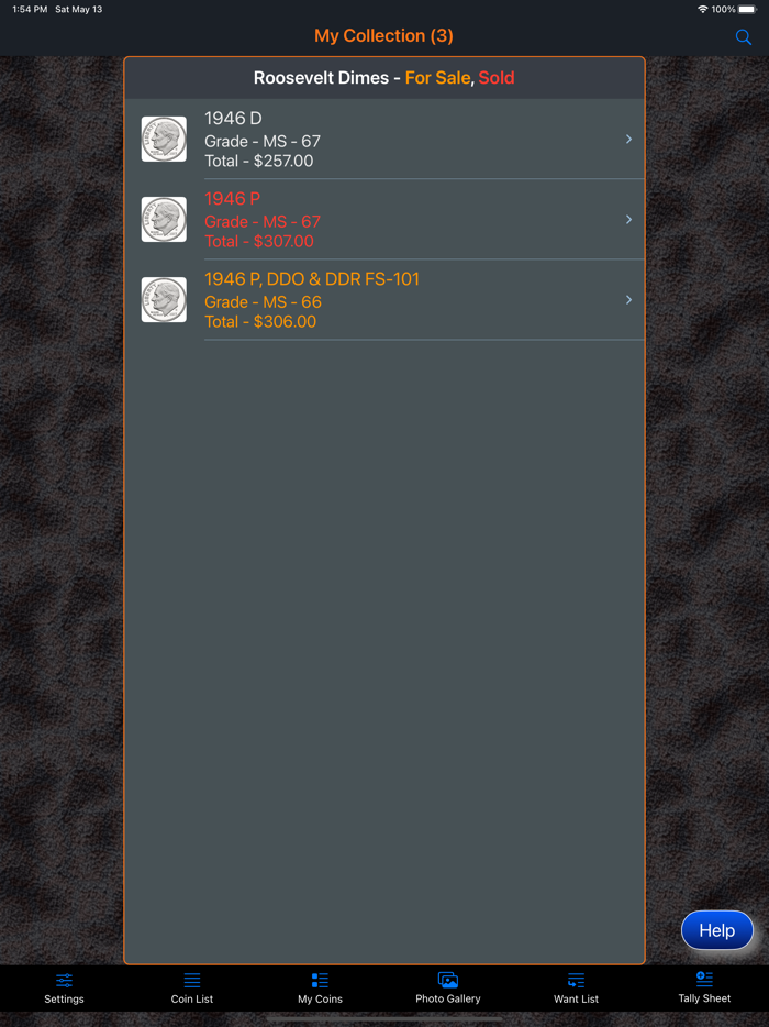 Roosevelt Dime Collection