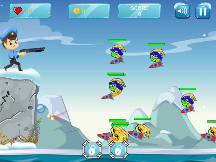 Police Man Hero Protect Earth