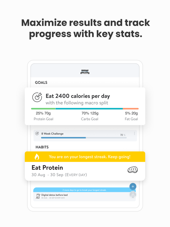Define Fitness Dracut iPad screenshot 7 - Health & Fitness app