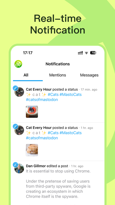 Maser for Mastodon Screenshot