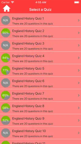 Game screenshot England History Quiz apk