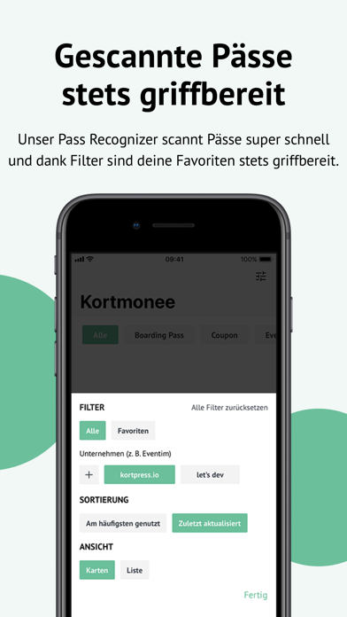 Kortmonee Screenshot