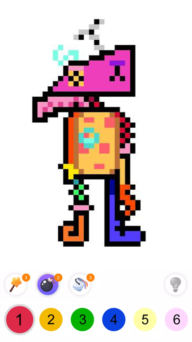 Circus Pixel Coloring Screenshot