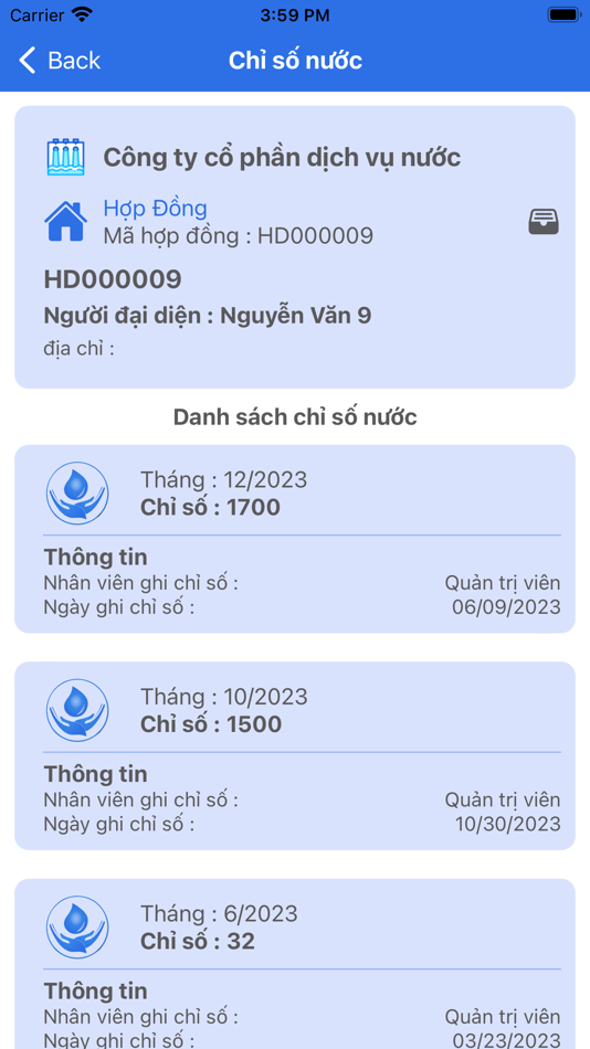 #4. Dịch vụ nước (iOS) 由: Công ty cổ phần giải pháp dịch vụ nước