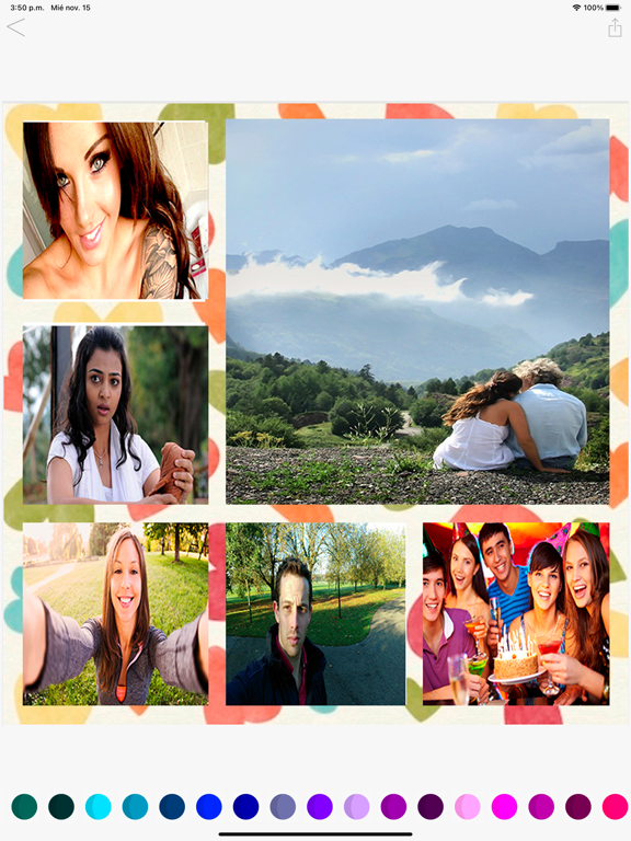 Collage Pic editor pictures iPad screenshot 4 - Photo & Video app