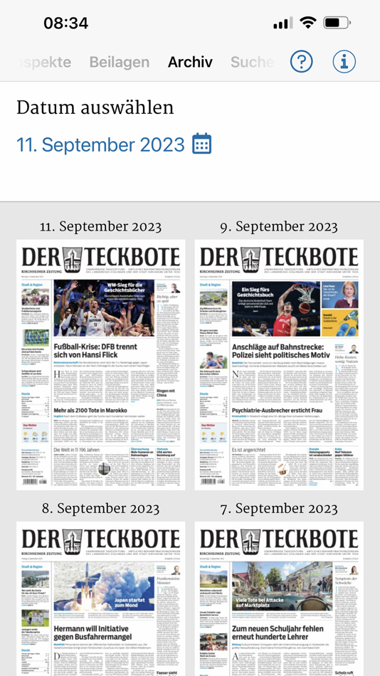 #8. DER TECKBOTE eZEITUNG (iOS) 由: GO Verlag GmbH & Co. KG
