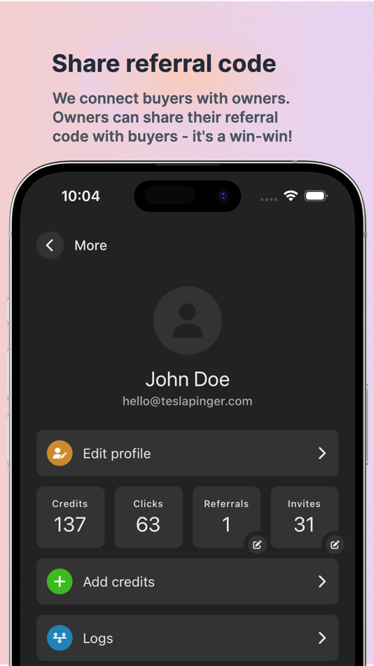 #2. Tesla Pinger (iOS) 由: Adam Noren