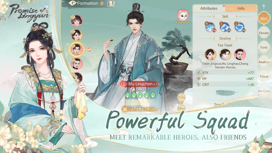 #5. Promise of Lingyun (iOS) 由: Wish Interactive Technology Limited