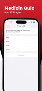 Medizin Quiz - Aufnahmetest screenshot #5 for iPhone