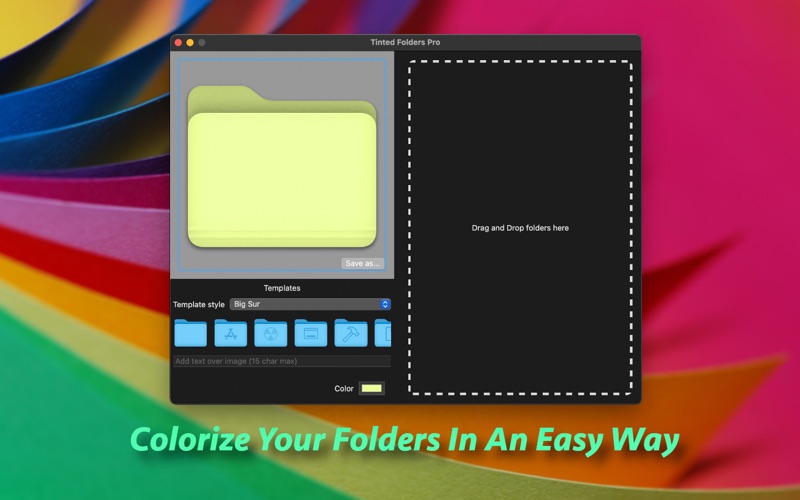 Screenshot #1 pour Tinted Folders Pro