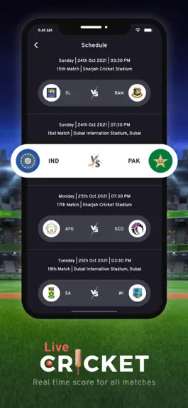 Game screenshot Cric - Live Cricket Scores apk