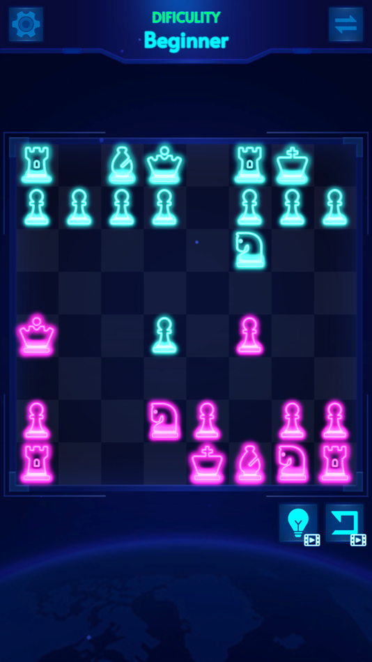 #1. Glow Chess (iOS) 由: Phuong Ta