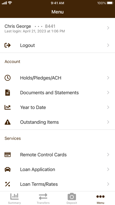 Rimrock CU Mobile Banking Screenshot