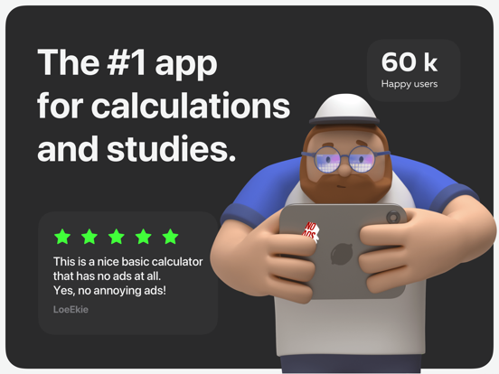 Screenshot #4 pour Calculator #1 for iPad